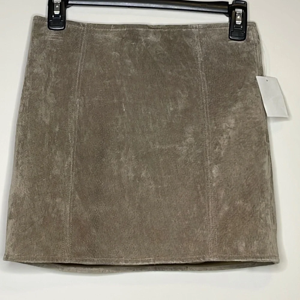 Blank NYC Suede Mini Skirt NWT